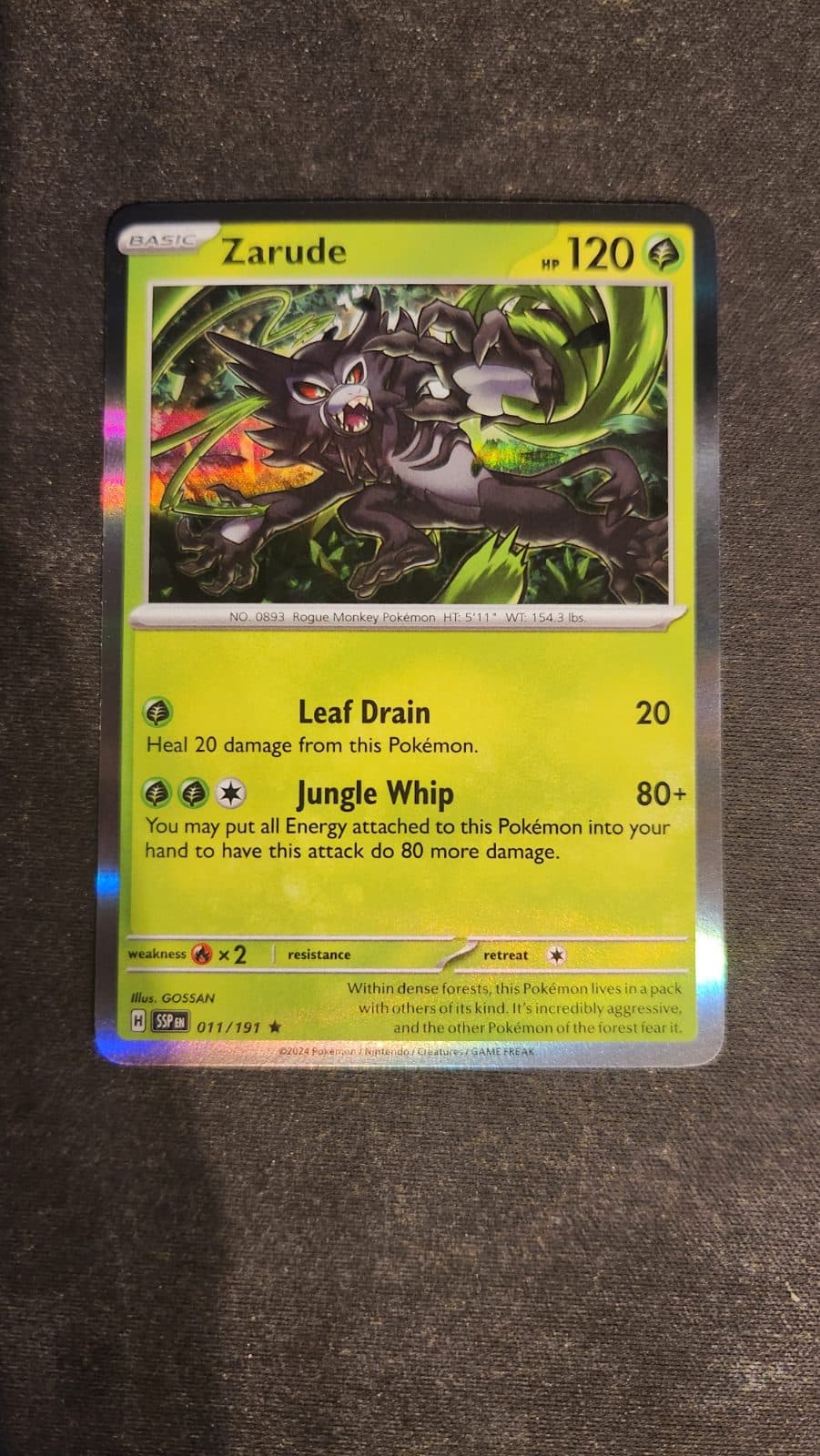 Zarude from SSP