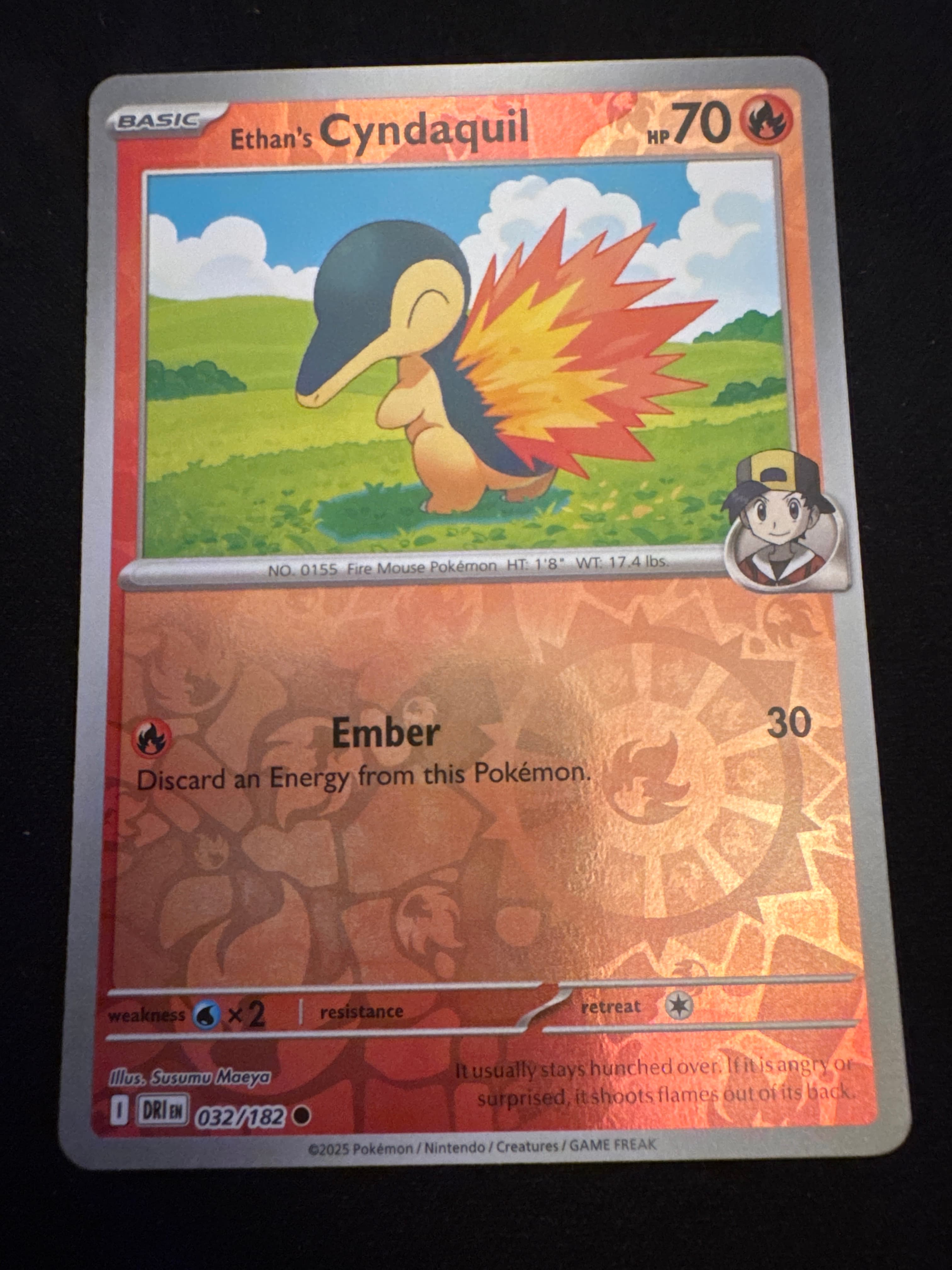 Ethan's Cyndaquil from Destined Rivals