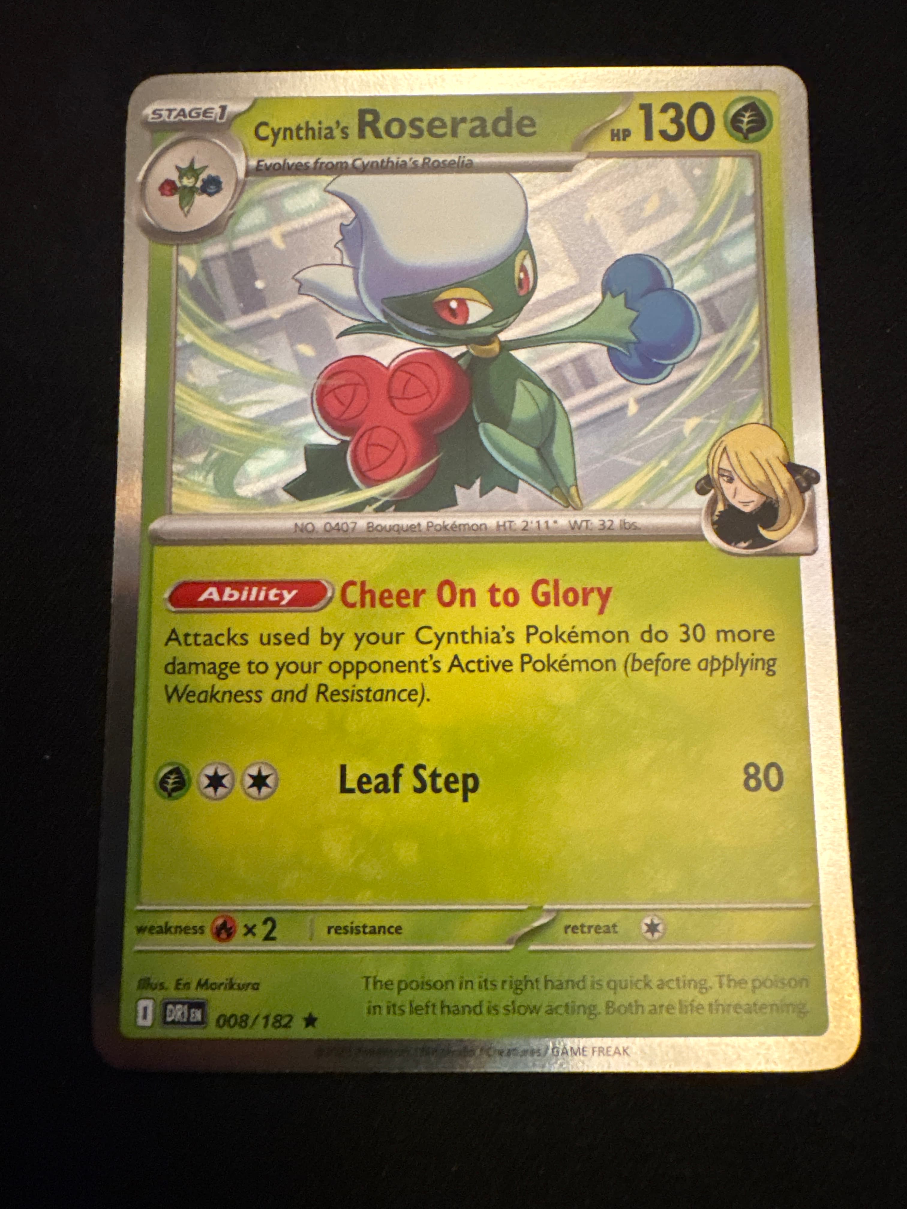 Cynthia's Roserade from Destined Rivals